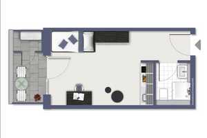 Neubau Studioapartment mit Balkon für Studierende und Azubis Nähe Uni und Zentrum ab 1. Mai – Stadtverband Saarbrücken (Kreis) – Vorschaubild 4
