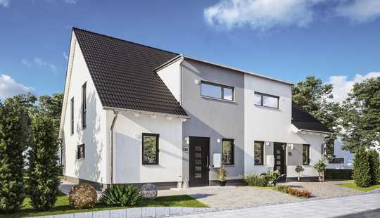 Bild von Moderne Doppelhaushälfte - inklusive Grundstück - im Herzen von Wehrheim