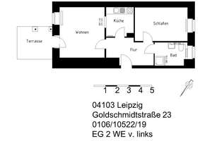 ***barrierearme 2-Raumwohnung im Erdgeschoß mit Terrasse*** – Goldschmidtstr. 23, 4103 Zentrum-Südost, Leipzig – Vorschaubild 12
