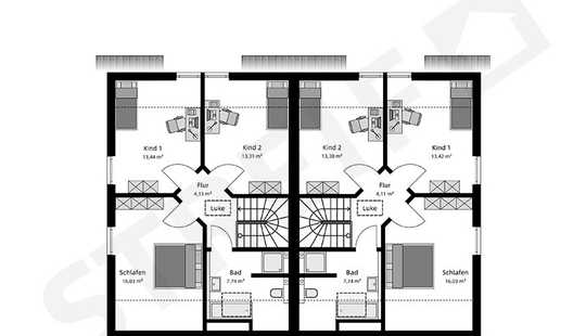 Bild von KFW 40 Neubau Doppelhaus - von Streif
