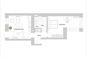Erstbezug nach Modernisierung · 2-Zimmer-Wohnung PLUS Homeoffice-Nische & Einbauküche – Kölner Straße 223, 40227 Oberbilk, Düsseldorf – Vorschaubild 7