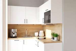 ERSTBEZUG - TOP-LAGE F'Hain | AUFDACHTERRASSE + LOGGIA | EBK | OFFENES STUDIO-APT. | MÖBLIERT | LIFT – Die vollständige Adresse der Immobilie erhältst du vom Anbieter., 10245 Friedrichshain, Berlin – Vorschaubild 1