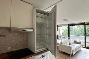 Vollständig möblierte 1 Zimmer Wohnung mit Balkon in Kostheim – Steinern Str. 44, 55246 Mainz-Kostheim, Wiesbaden – Vorschaubild 7