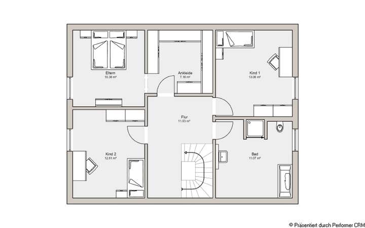 Grundriss Dachgeschoss