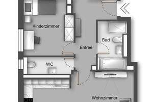 "OBEN ANGEKOMMEN": Sonnige & ruhige Penthouse-Wohnung mit Aufzug, Weitblick und modernem Wohnkomfort – Die vollständige Adresse der Immobilie erhältst du vom Anbieter., 81369 Mittersendling, München – Vorschaubild 7