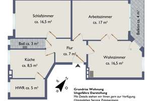 Begehrte Lage in Hoheluft-Ost! Altbauwohnung mit Balkon wartet auf neuen Glanz – Die vollständige Adresse der Immobilie erhältst du vom Anbieter., 20251 Hoheluft-Ost, Hamburg – Vorschaubild 2