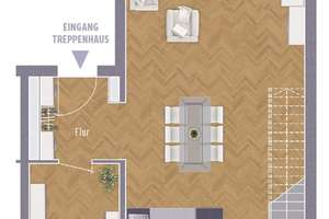 Kaufpreiszahlung bei Bezugsfertigkeit möglich -Haus-in-Haus Wohnung mit Garte - – Wettinerstraße 1-3, 40545 Niederkassel, Düsseldorf – Vorschaubild 2