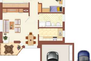 Gemütliche und freundliche 2,5-Zimmer-Wohnung in München-Trudering – Birthälmerstraße 63 a, 81829 Trudering-Riem (Ortsteil), München – Vorschaubild 12