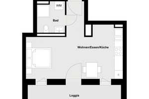 WE1.2 | Möbliertes Neubau-Apartment mit EBK und Süd-West-Loggia in Regensburg-Ost. Frei ab 01.10. – Regensburg – Vorschaubild 14