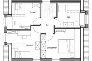 Ditzingen: "Modernes und anspruchsvolles EFH mit viel Verglasung." Nähe zur S-Bahn und Einkaufen. – Ludwigsburg (Kreis) – Vorschaubild 8