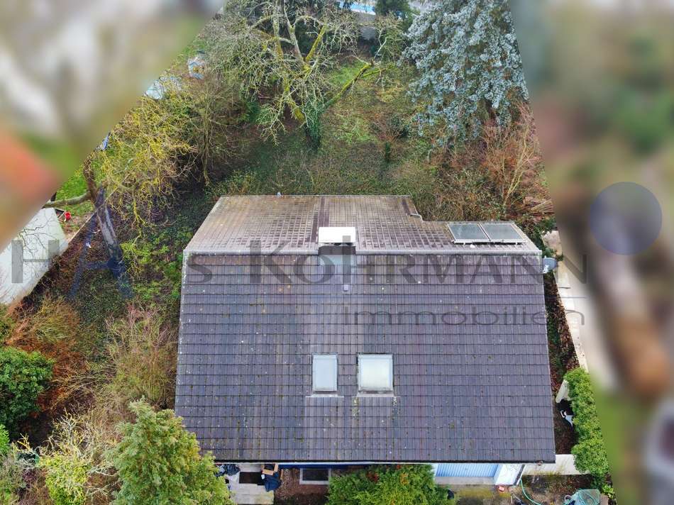 Hausansicht von oben