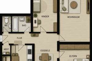 ** Großzügige 3ZKB Erdgeschosswohnung mit Balkon und Aufzug in City Wohnlage ** – Die vollständige Adresse der Immobilie erhältst du vom Anbieter., 85057 Nordwest, Ingolstadt – Vorschaubild 11
