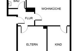 In ruhiger Lage zuhause – 2-Zimmer-Wohnung mit Wohlfühlfaktor – Im Westerbruch 51, 45327 Katernberg, Essen – Vorschaubild 2