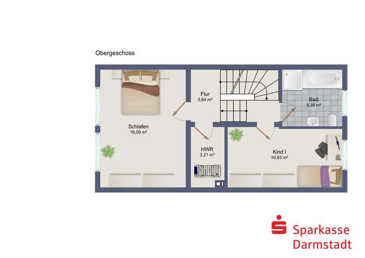 Grundriss Obergeschoss