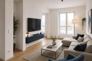 Hochwertig saniert: 2-Zimmer-Wohnung, 37 m², 1. OG – Meerbusch-Büderich – Die vollständige Adresse der Immobilie erhältst du vom Anbieter., 40667 Meerbusch – Vorschaubild 1