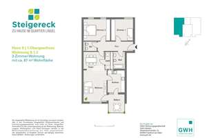 antaris Immobilien GmbH **Wohnen am Steigereck – 3-Raum Wohnung mit Balkon** – Die vollständige Adresse der Immobilie erhältst du vom Anbieter., 99096 Löbervorstadt, Erfurt – Vorschaubild 11
