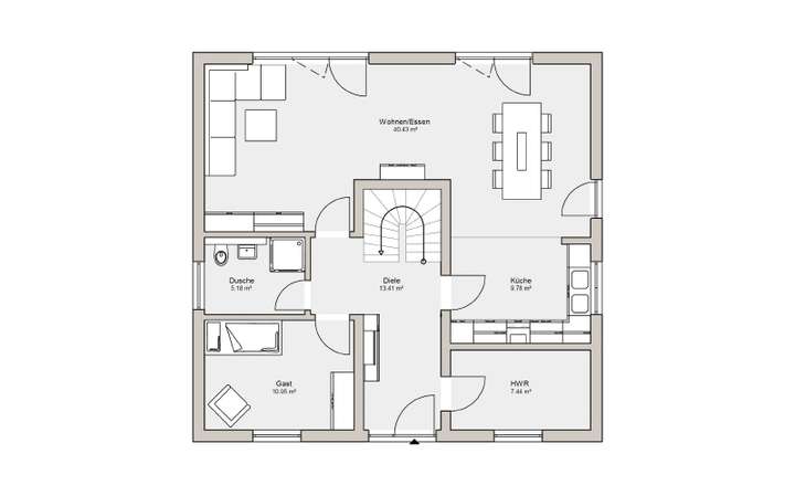 Grundriss Erdgeschoss