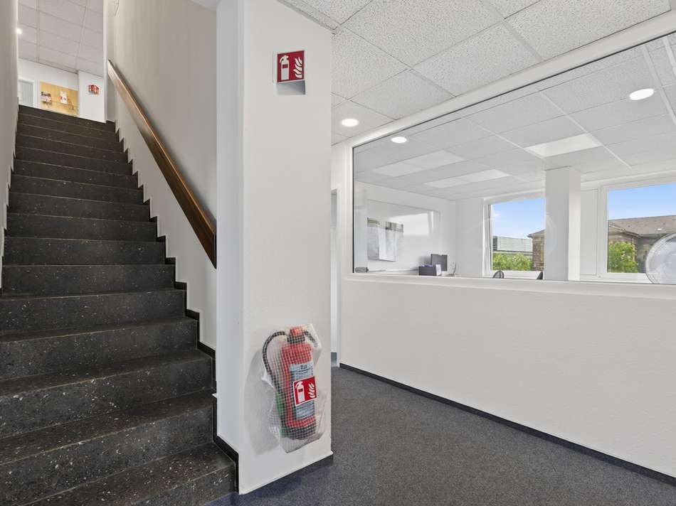 Büroeinheit Aufgang und Empfan