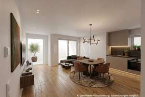 DEGRESSIVE AfA 5% - Zentral gelegene 2,5-Zimmer-Neubau-Wohnung mit Terrasse & Garage in Feuerbach – 70469 Feuerbach-Mitte, Stuttgart – Vorschaubild 2