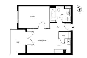 Kleine Endetagen-Wohnung über den Dächern Bergedorfs – Glasbläserhöfe 20d, 21035 Bergedorf (Ortsteil), Hamburg – Vorschaubild 12