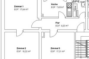 Attraktive 3 ZKB mit Balkon! – Grebensteiner Straße 19, 34127 Kassel – Vorschaubild 2