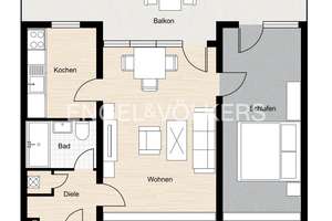 Einziehen & Wohlfühlen – umfassend sanierte Wohnung mit Südbalkon – Die vollständige Adresse der Immobilie erhältst du vom Anbieter., 72762 Reutlingen-Mitte, Reutlingen – Vorschaubild 7