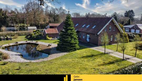 Bild von Kanallage, Pferdehaltung, 3,4 Hektar Land! Traumhaftes Fehnhaus auf tollem Grundstück!