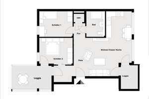 WE173 | Großzügige 3-Zimmer-Wohnung mit EBK und zwei Balkone im Inneren Westen. Frei ab 01.05. – Die vollständige Adresse der Immobilie erhältst du vom Anbieter., 93049 Westenviertel, Regensburg – Vorschaubild 15