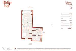 Wohnen am Wasser – Stilvolle 2-Zimmer-Wohnung mit Loggia im Flößerhof – Die vollständige Adresse der Immobilie erhältst du vom Anbieter., 55120 Neustadt, Mainz – Vorschaubild 7