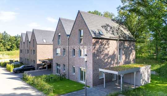 Bild von + Doppelhaushälfte mit Traumgarten – Wohnen direkt am Wald +