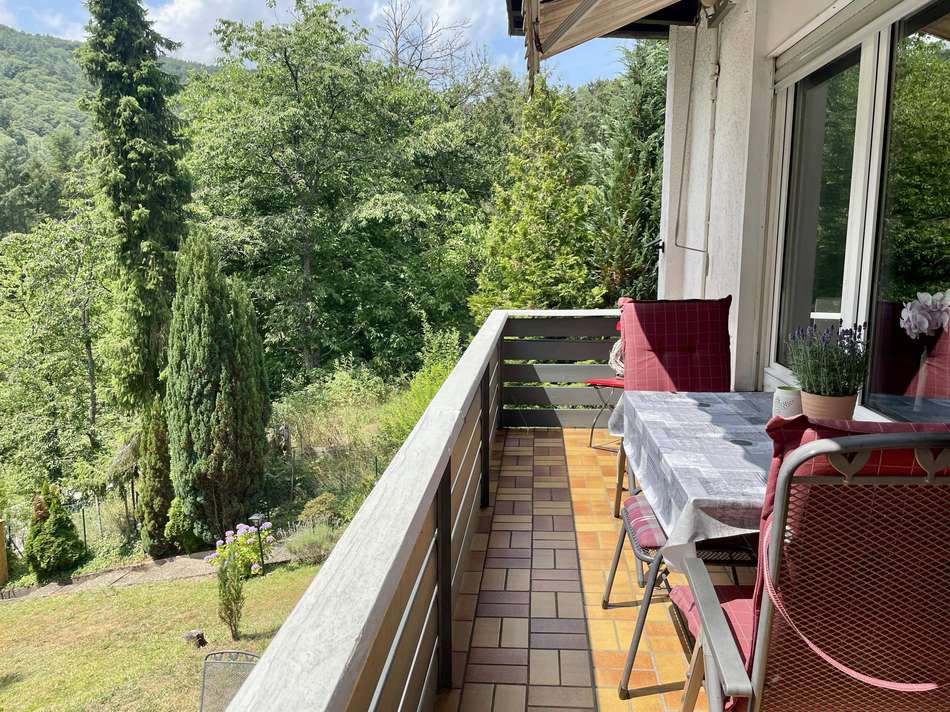 Ausblick Balkon