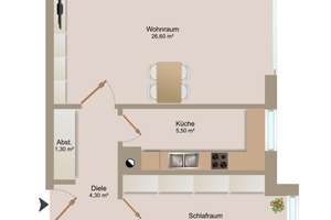 ELVIRA - Au-Haidhausen, attraktive 2-Zimmer-Wohnung mit TG-Stellplatz in bester Innenstadtlage – Die vollständige Adresse der Immobilie erhältst du vom Anbieter., 81541 Untere Au, München – Vorschaubild 9