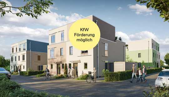 Bild von Doppelhaushälfte mit großer Dachterrasse