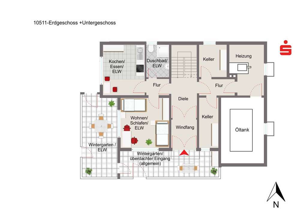 Immobilie in Mainburg - großzügiges Einfamilienhaus mit möglicher Einliegerwohnung und Garage in Mainburg - Bild 4