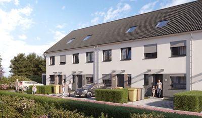 Reihenhaus mit Terrasse, Garten und Außenstellplatz in Recklinghausen