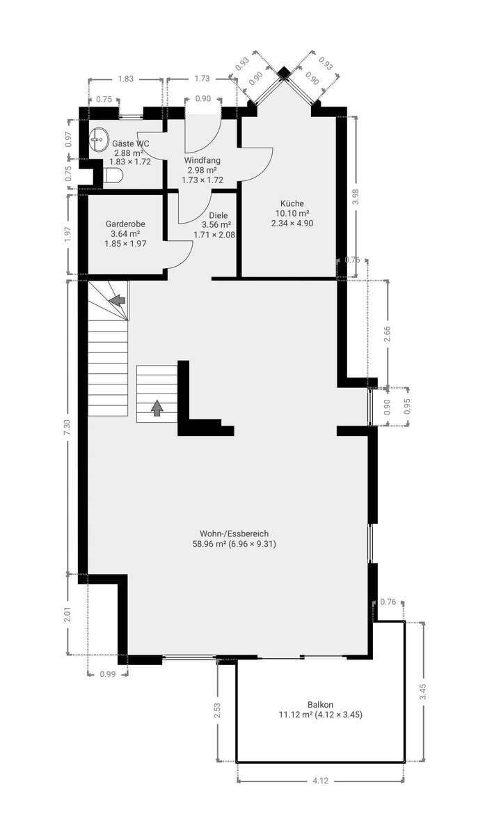 Grundriss Erdgeschoss