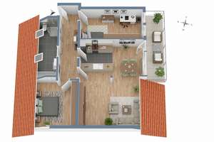Modernisierte 3-Zimmer Etagenwohnung mit Balkon in Braunschweig-Broitzem! – Die vollständige Adresse der Immobilie erhältst du vom Anbieter., 38122 Broitzem, Braunschweig – Vorschaubild 10