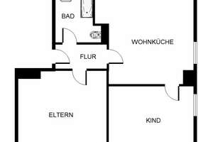 2-Zimmer-Wohnung in Gelsenkirchen Scholven – 45896 Scholven, Gelsenkirchen – Vorschaubild 9