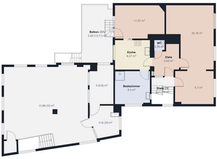 S&P | Grundriss 1. Obergeschos