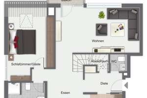 Hochwertige, moderne 3,5 Zi.-Maisonettewohnung in Innenstadtlage von Balingen! – Die vollständige Adresse der Immobilie erhältst du vom Anbieter., 72336 Balingen – Vorschaubild 11