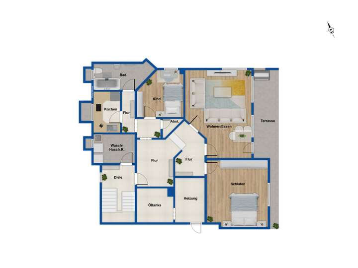 Grundriss Obergeschoss