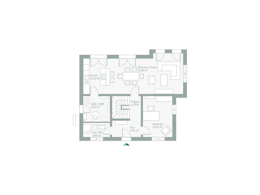 Immobilie in Niedernwöhren - DeinSteinHaus 167S - Bild 2