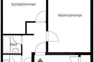 ERSTBEZUG NACH SANIERUNG: MODERNE 2-Zimmer Wohnung -  in  Zentraler Lage – Silcherstraße 2, 71638 Süd, Ludwigsburg – Vorschaubild 12