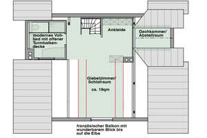 Die Tür zu einem charmanten Schlößchen im Blankeneser Treppenviertel  – Die vollständige Adresse der Immobilie erhältst du vom Anbieter., 22587 Blankenese, Hamburg – Vorschaubild 26