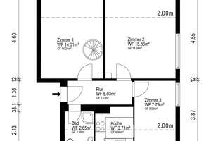 Gepflegte Maisonettewohnung in Lütgendortmund! Mit Einbauküche! – 44388 Lütgendortmund (Ortsteil), Dortmund – Vorschaubild 17