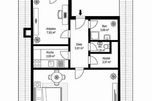 Lederer19 | Sanierte 1,5-Zimmer-Wohnung mit Balkon in ruhiger Altstadt-Lage. Frei! – 93047 Innenstadt, Regensburg – Vorschaubild 15