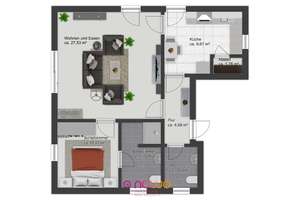 Neubau-Erstbezug: barrierefreie Wohnung mit Terrasse, Garten und Carport! – Die vollständige Adresse der Immobilie erhältst du vom Anbieter., 38442 Fallersleben, Wolfsburg – Vorschaubild 12