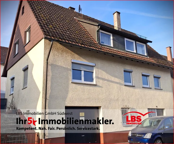 2-unit House – Aichtal – Hanglage with terrace & garden