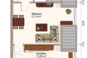 Dachgeschosswohnung mit Ausbaureserve in denkmalgeschützter Wohnanlage in Augsburg – Tunnelstraße 13, 86156 Kriegshaber, Augsburg – Vorschaubild 16