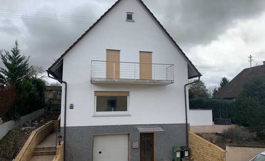 ***Wunderschönes freistehendes Einfamilienhaus, mit Blick auf die Madenburg***